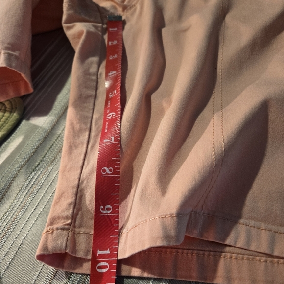 Lee Midrise Fit 1889 Peach Bermuda Shorts Women size 10 (M) - Picture 15 of 16